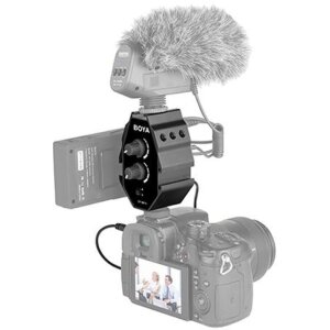 Boya BY-MP4 audio adaptér pre smartfón DSLR...