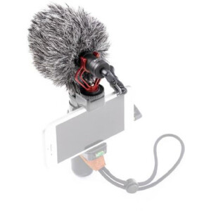 BOYA BY-MM1 Kompaktný smerový mikrofón pre DSLR smartfóny PCs Fur windscreen