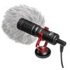 BOYA BY-MM1 Kompaktný smerový mikrofón pre DSLR smartfóny PCs Fur windscreen