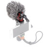 BOYA BY-MM1 Kompaktný smerový mikrofón pre DSLR smartfóny PCs Fur windscreen