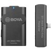 Boya BY-WM4 Pro-K5 Lavalier mikrofón Bezdrôtový 2,4 GHz USB-C pre Android