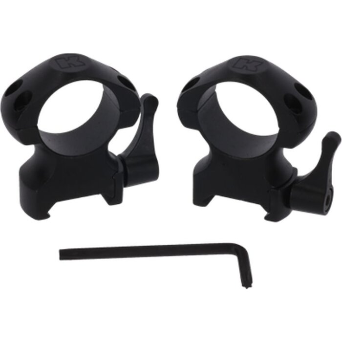 Kuželové rýchloupínacie montážne krúžky s výškou 25,4 mm