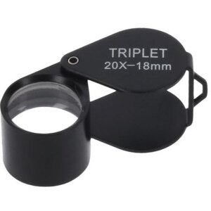 Trojitá skladacia lupa BYO-IT2018 20x18mm 20x...