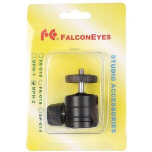 Falcon Eyes Mini guľová hlava čierna MPH-2 1/4" a 3/8" závit