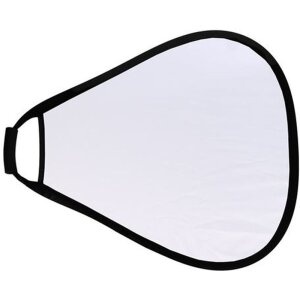 StudioKing Reflektor CRGSW60 Strieborný biely s rukoväťou 60 cm