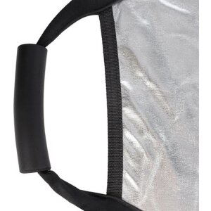 StudioKing Reflektor CRGSW60 Strieborný biely s rukoväťou 60 cm