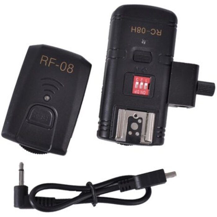 Rádiová spúšťacia súprava StudioKing TRC04H pre blesk Speedlite fotoaparátu čierna