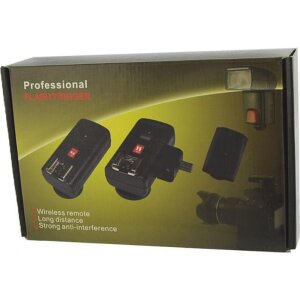 Rádiová spúšťacia súprava StudioKing TRC04H pre blesk Speedlite fotoaparátu čierna