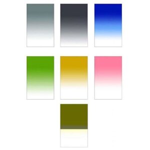 Falcon Eyes Hintergrund Papier 80x100 cm Farbverlauf 7er Set