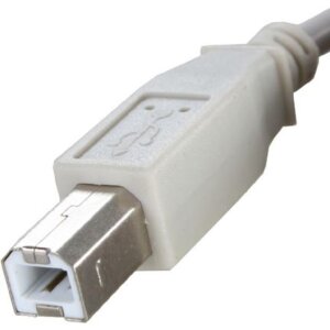 Štandardný kábel USB 2.0 5 m A-male na B-male sivý
