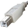 Štandardný kábel USB 2.0 5 m A-male na B-male sivý