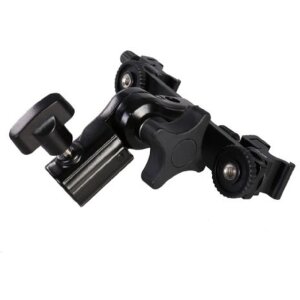 Falcon Eyes CLD-14A Twin Mount Tilting Bracket s 2 hot shoe adaptérmi HS-20M