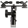 Falcon Eyes CLD-14A Twin Mount Tilting Bracket s 2 hot shoe adaptérmi HS-20M