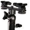 Falcon Eyes CLD-14A Twin Mount Tilting Bracket s 2 hot shoe adaptérmi HS-20M