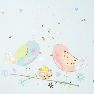 Goldbuch detský denník Loving Birds Boy 21x28 cm 44 strán