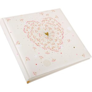 Goldbuch fotoalbum Golden Heart 25x25 cm 60 bielych strán