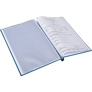 Goldbuch priečinok na certifikáty DIN A4 Bella Vista petrol 12 vreciek