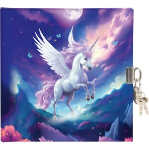 Goldbuch diár so zámkom Diana Unicorn...