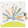 Goldbuch diár so zámkom Pavo 16,5x16,5 cm 96 bielych strán