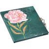Goldbuch diár so zámkom Peony 16,5x16,5 cm 96 bielych strán