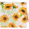 Goldbuch diár so zámkom Sunflower biely 16,5x16,5 cm 96 bielych strán