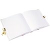 Goldbuch diár so zámkom Mariposa 16,5x16,5 cm 96 bielych strán