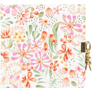 Goldbuch diár so zámkom Pianta rossa...