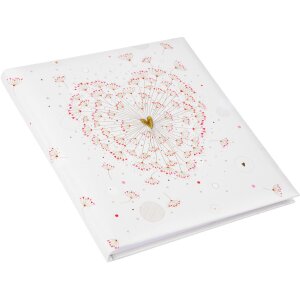 Zlatá kniha Svadobná kniha hostí Zlaté srdce 23x25 cm 176 strán