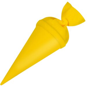 Školská taška Goldbuch craft s plsteným zapínaním 15 cm žltá