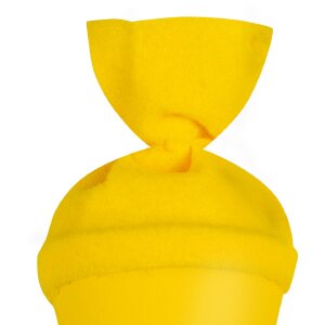 Školská taška Goldbuch craft s farebným plsteným zapínaním 35 cm žltá