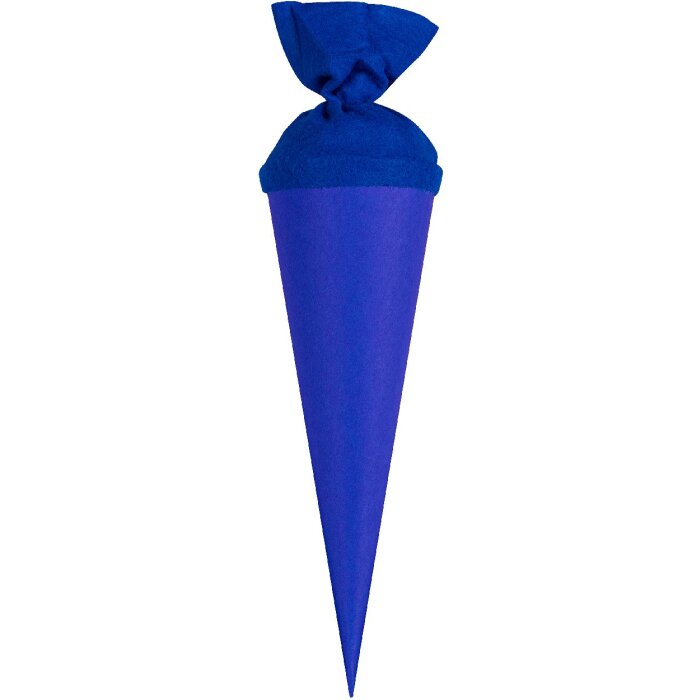 Školská taška Goldbuch craft s farebným plsteným uzáverom 35 cm modrá