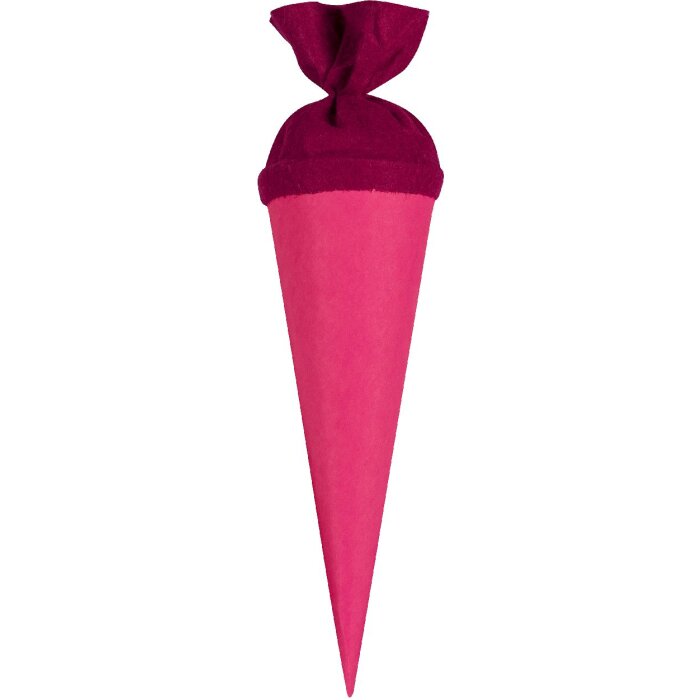 Školská taška Goldbuch craft s farebným plsteným uzáverom 35 cm ružová