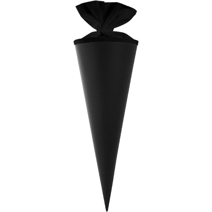 Školská taška Goldbuch craft s farebným plsteným zapínaním 35 cm čierna