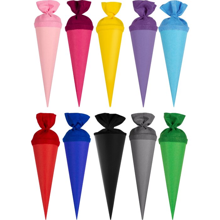 Školská taška Goldbuch craft s farebným plsteným uzáverom 35 cm