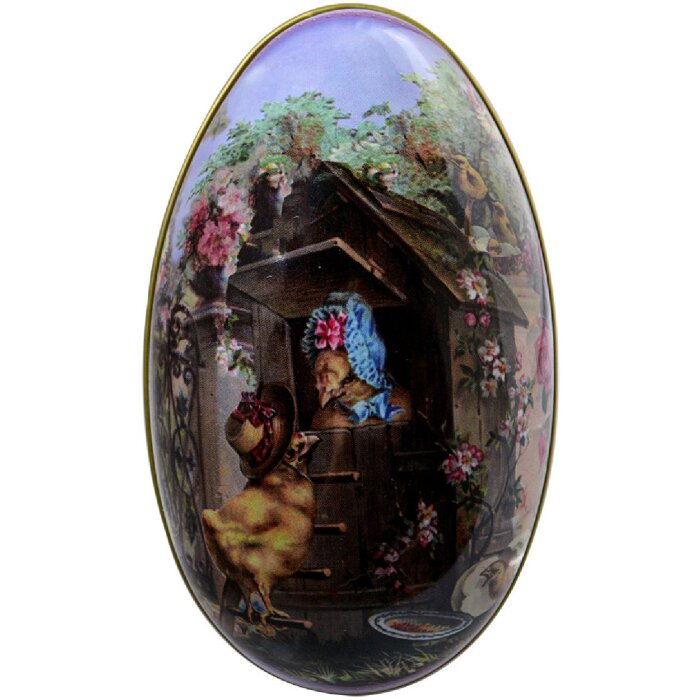 Clayre & Eef 65341 Dekorácia vajíčko 7x11x7 cm fialová