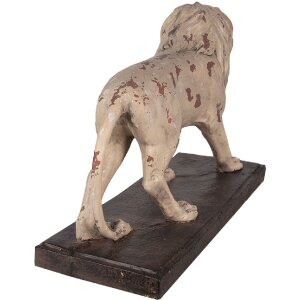 Clayre & Eef 5MG0029 Dekorácia Lev 55x23x40 cm béžovo hnedá