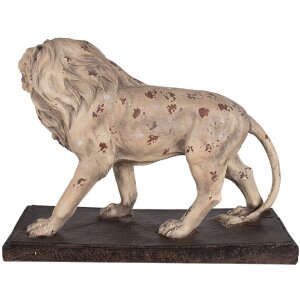 Clayre & Eef 5MG0030 Dekorácia Lev 55x23x40 cm béžovo hnedá