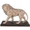 Clayre & Eef 5MG0030 Dekorácia Lev 55x23x40 cm béžovo hnedá