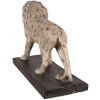 Clayre & Eef 5MG0030 Dekorácia Lev 55x23x40 cm béžovo hnedá