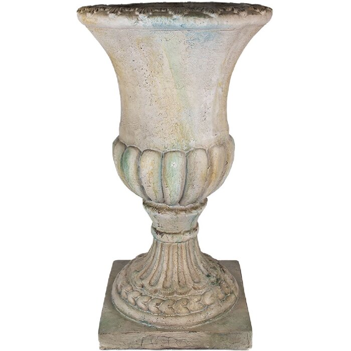 Clayre & Eef 5MG0038 Kvetináč zelený béžový 44x44x75 cm Dekorácia