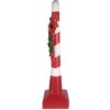 Clayre & Eef 5PR0127 Dekorácia Candy Cane 35x23x100 cm červená biela