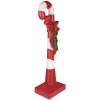 Clayre & Eef 5PR0127 Dekorácia Candy Cane 35x23x100 cm červená biela