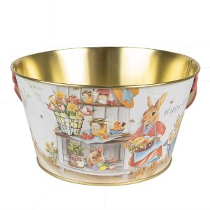 Clayre & Eef 6BL0107 Kôš Ø 19x10 cm biely