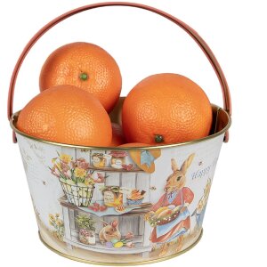 Clayre & Eef 6BL0107 Kôš Ø 19x10 cm biely