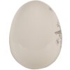 Clayre & Eef 6CE1674 Dekorácia vajce Ø 13x16 cm biela béžová
