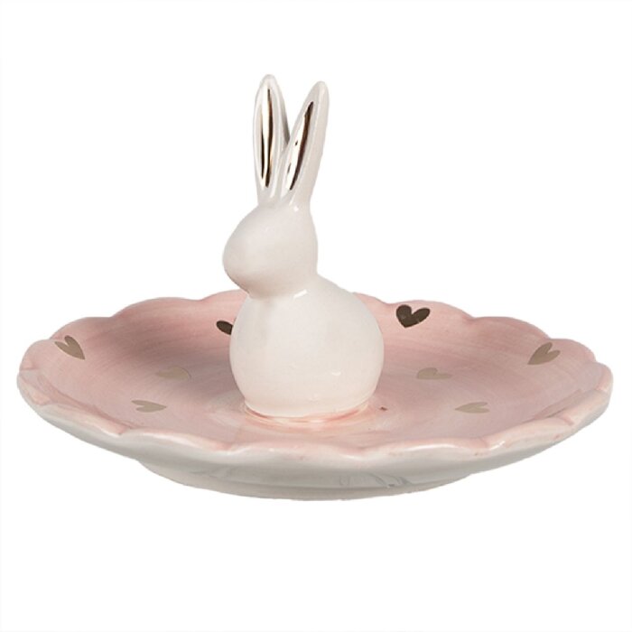 Clayre & Eef 6CE1681 Misa Ø 14x9 cm ružová