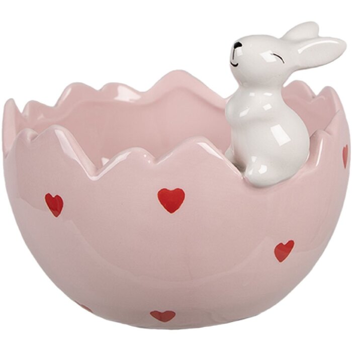 Clayre & Eef 6CE1694 Dekoratívna miska 13x12x10 cm Ružová