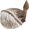 Clayre & Eef 6H2341 Dekorácia Veľryba 39x15x21 cm hnedá biela