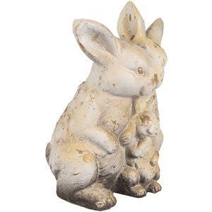 Clayre & Eef 6MG0033 Dekoratívny králik 26x18x33 cm hnedý béžový