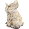 Clayre & Eef 6MG0033 Dekoratívny králik 26x18x33 cm hnedý béžový